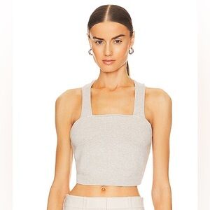 Theory Cotton Cashmere Cropped Tank